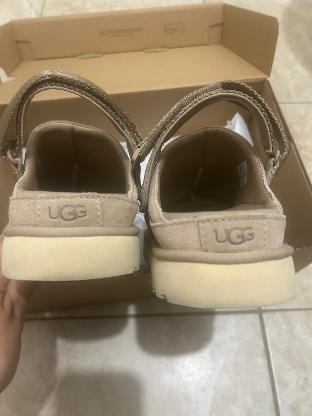 UGG Goldenstar Slip-On Clog - Sand (women’s) - Picture 12 of 12